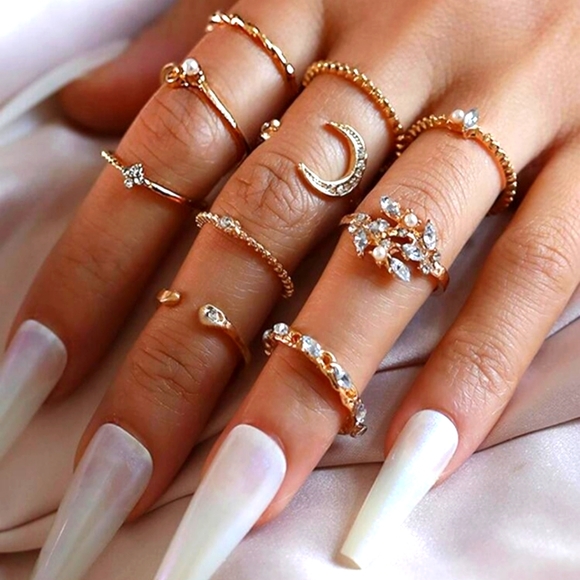 Layered Ring Set - Picture 3 of 4